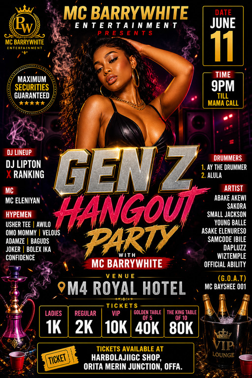 GEN Z Hangout Party with MC BarryWhite
